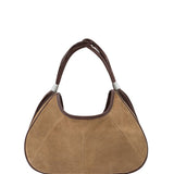 Dolly camel suede bag