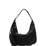 Dagmar Rivet washed black w. antique silver