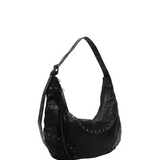 Dagmar Rivet washed black w. antique silver