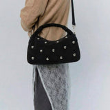 Dandy Rivet Suede black