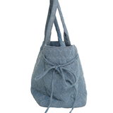 Denim Hearts Maxi Tote