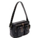 Ellie Eyelet New Zealand black w. gold