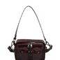 Ellie Texas dark brown w. antique silver - Ferent Bags 