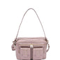 Ellie Eyelet New Zealand taupe w. gold - Ferent Bags 