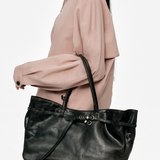 Grandma used bag large black pull-up