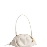 Gyoza bag mediano blanco marfil