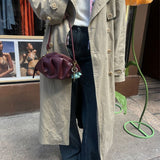 Gyoza large bag maroon