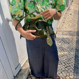 Gyoza large bag khaki green