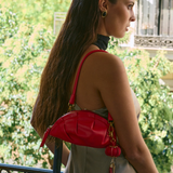 Gyoza bag mini rojo