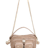 Helena Suede beige w. gold