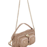 Helena Suede beige w. gold