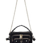 Helena Suede black w. gold - Ferent Bags 