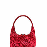 Hobo mini red velvet - Ferent Bags 