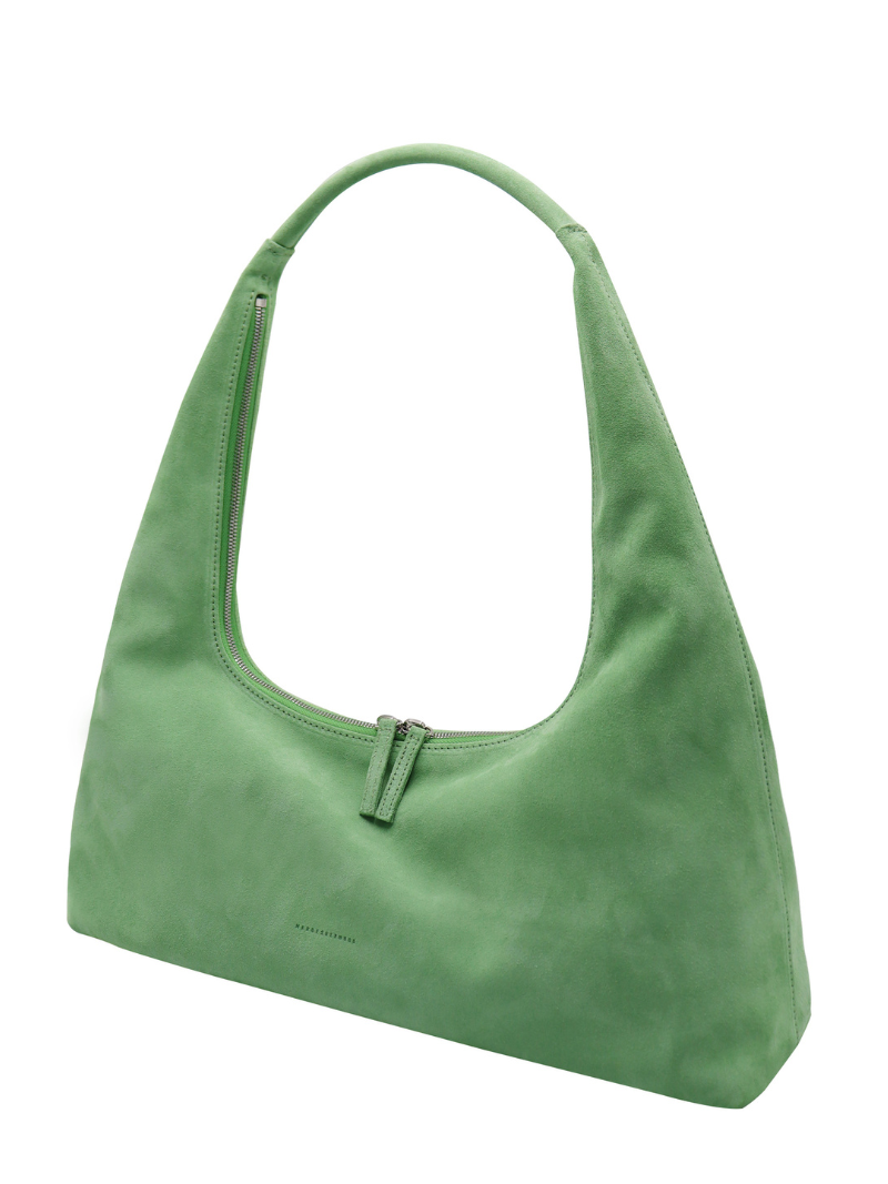 Hobo large green tea suede - Ferent Bags 