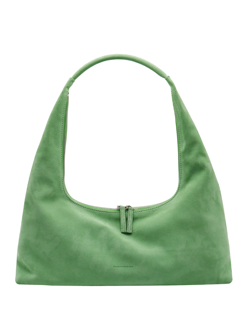 Hobo large green tea suede - Ferent Bags 