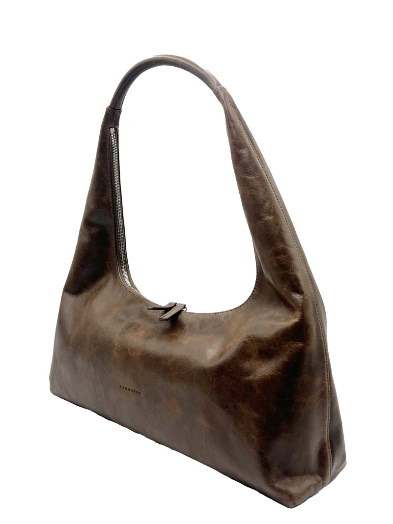 Hobo large washed brown pull up - Ferent Bags 