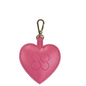 Heart bag charm Silky pink w. gold - Ferent Bags 