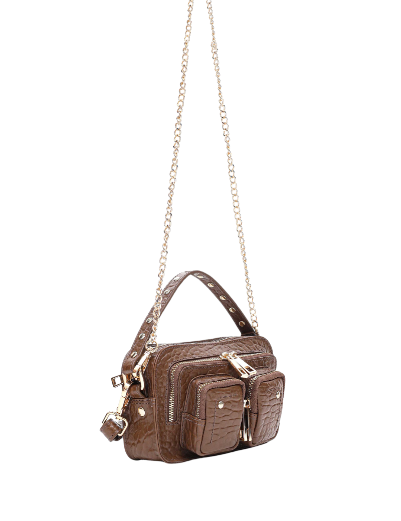 Helena New Zealand brown w. gold - Ferent Bags 