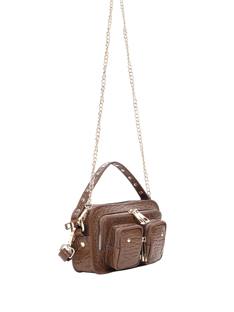 Helena New Zealand brown w. gold - Ferent Bags 