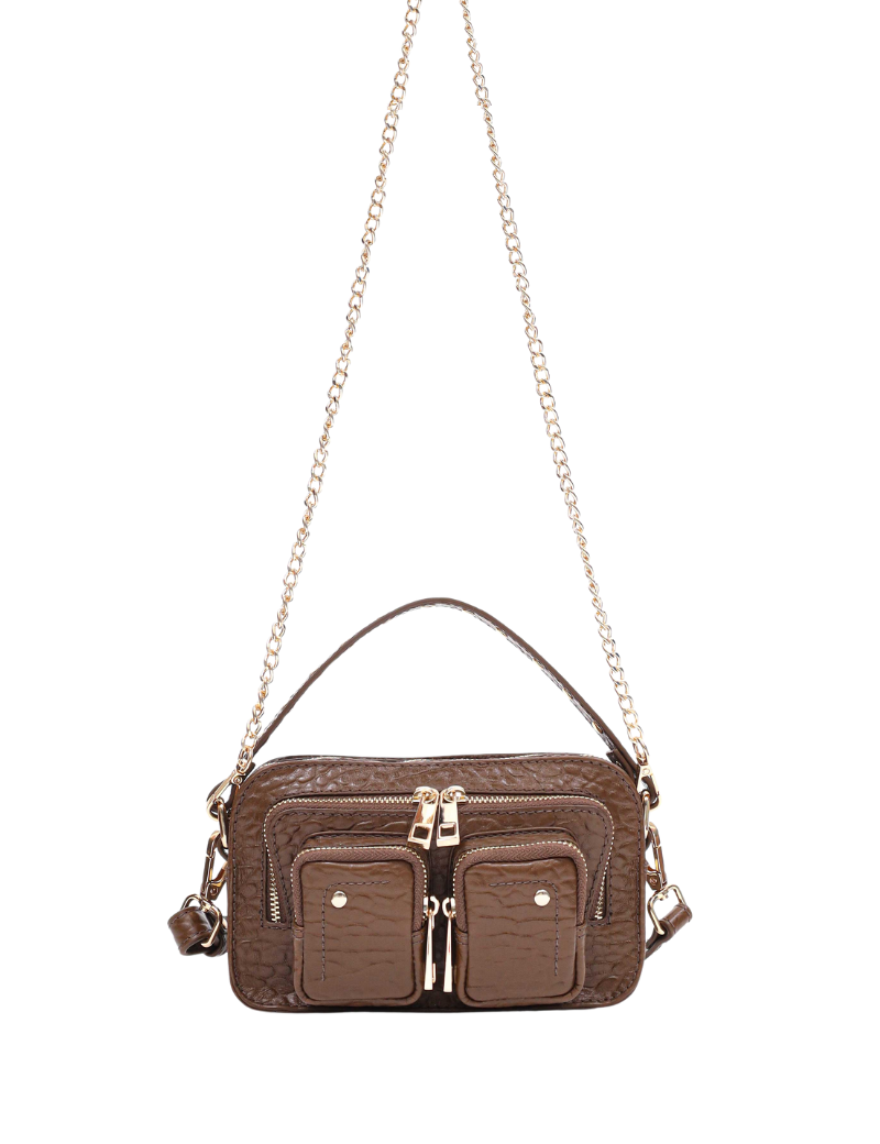 Helena New Zealand brown w. gold - Ferent Bags 