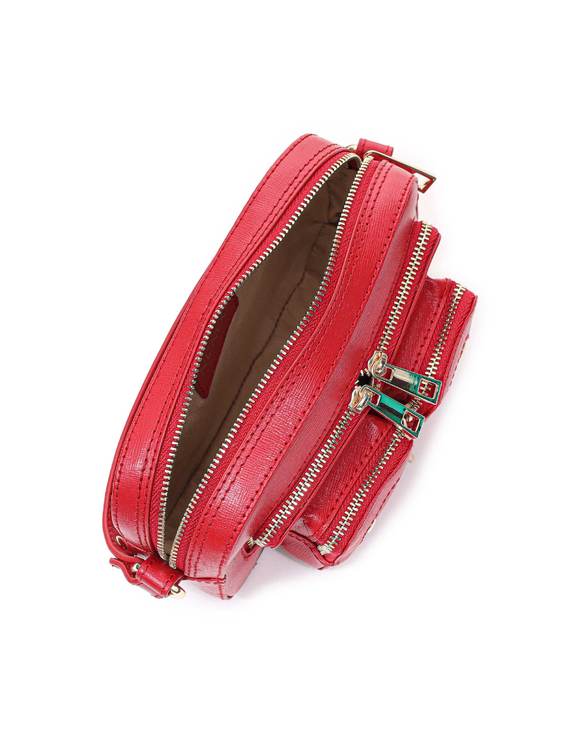 Helena Florence bright red w. gold - Ferent Bags 