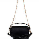 Helena Rivet Pure black w. gold