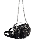 Helena Rivet Pure black w. silver