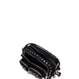 Helena Rivet Pure black w. silver