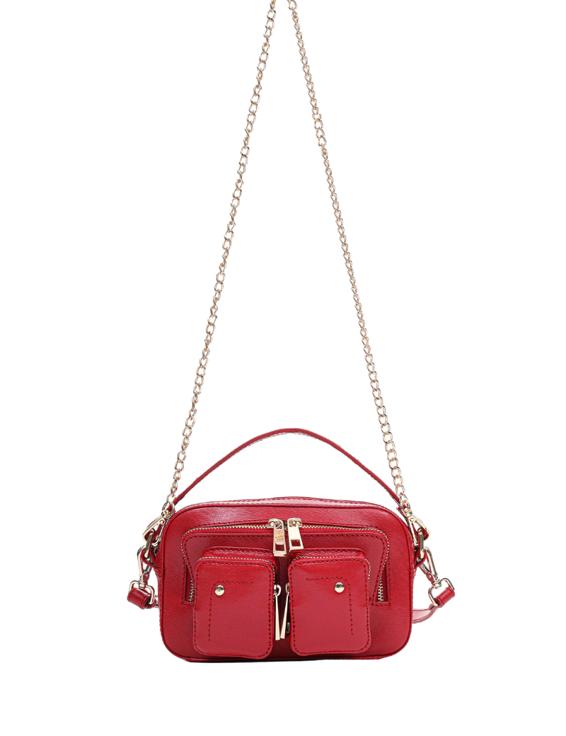 Helena Florence bright red w. gold - Ferent Bags 