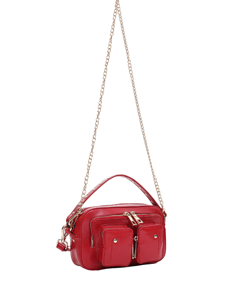 Helena Florence bright red w. gold - Ferent Bags 