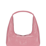 Hobo shoulder candy pink glossy plain