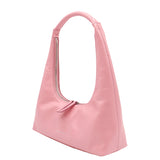 Hobo shoulder candy pink glossy plain