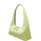 Hobo shoulder light lime glossy plain