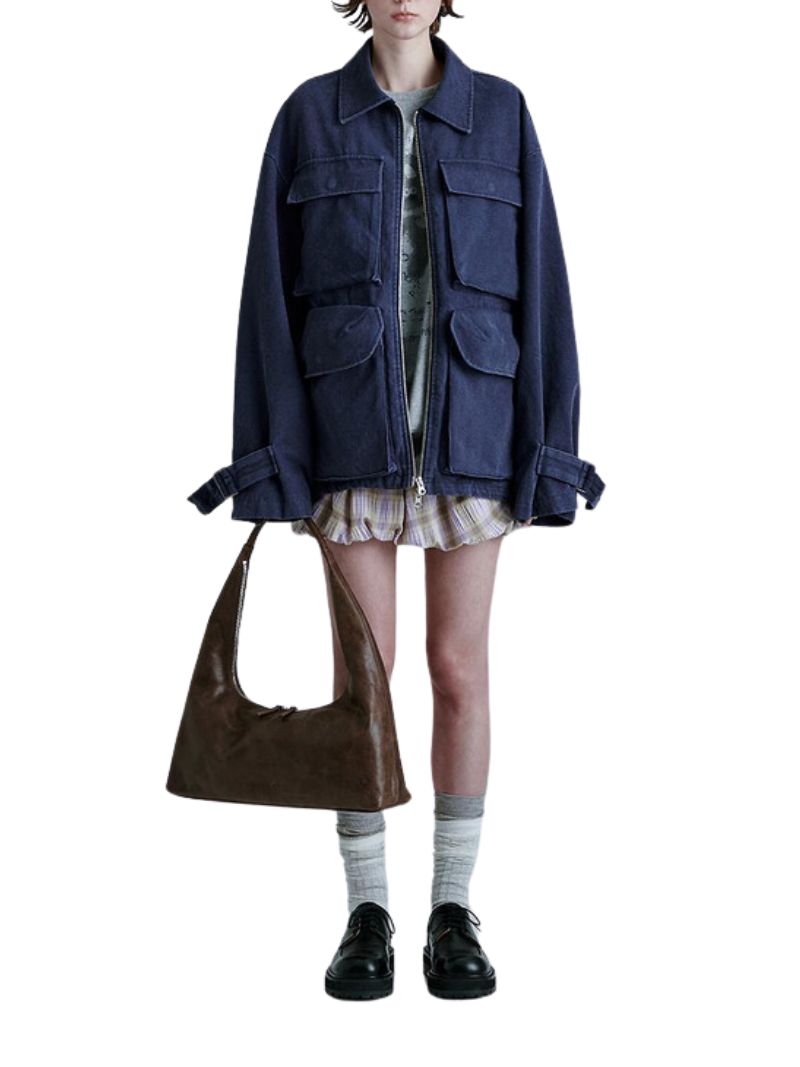 Hobo large washed brown pull up - Ferent Bags 