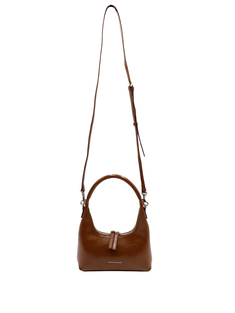 Hobo mini + strap chestnut crinkle