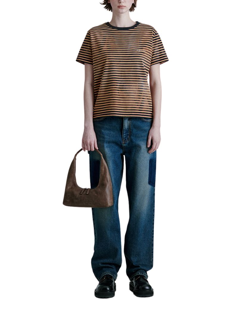Hobo shoulder washed brown pull up - Ferent Bags 