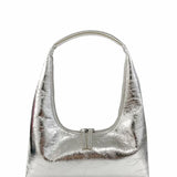 Hobo shoulder silver crinkle - Ferent Bags 