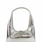Hobo shoulder silver crinkle - Ferent Bags 