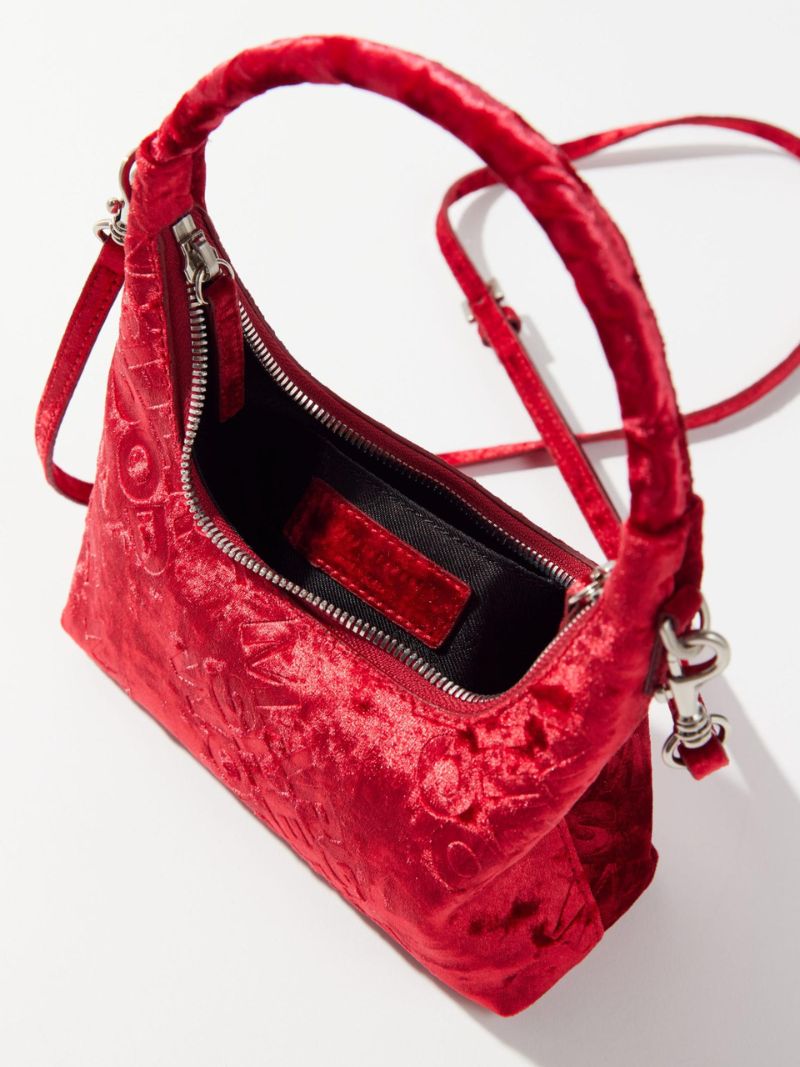 Hobo mini red velvet - Ferent Bags 