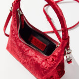 Hobo mini red velvet - Ferent Bags 