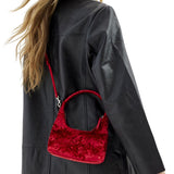 Hobo mini red velvet - Ferent Bags 