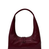 Hobo shoulder wine glossy plain