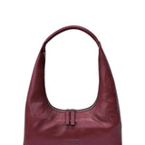 Hobo shoulder wine glossy plain