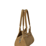 Jane camel suede bag