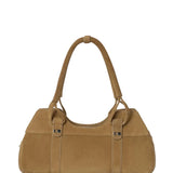 Jane camel suede bag
