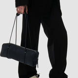 Kimberly cavolo nero grain nubuck leather