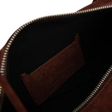 Kimberly Honey mahogany grain nubuck leather