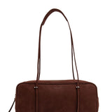 Kimberly Honey mahogany grain nubuck leather