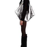 LA EP silver metallic leather