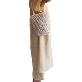 Lolly Tote White Sand